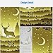 Papercut Light Boxes, Night Light Lamp of Creative Light Paintings - The Deer in The Deep Forest at Night (White)