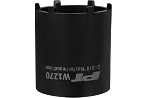 Performance Tool W1270 Ford/Gm 4 Wheel Drive Lock Nut Tool, 1/2-Inch Drive x 2-5/8-Inch Lock Nut Socket