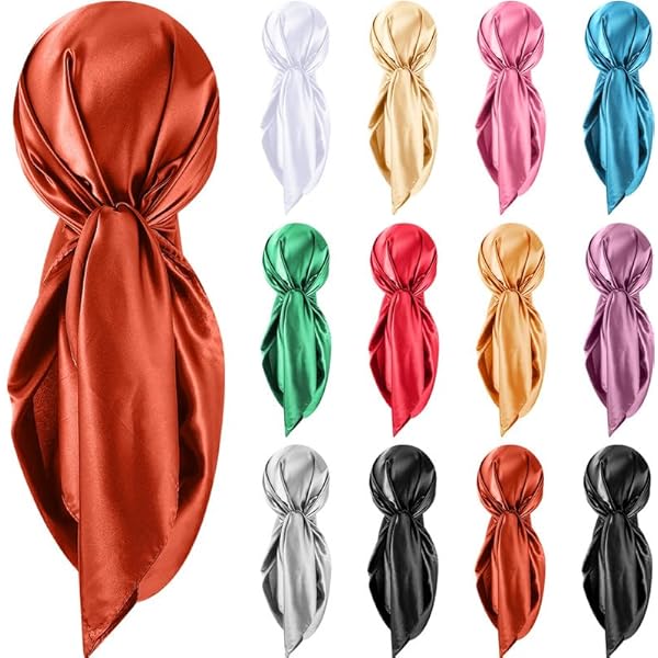 小物 evening scarf in silk satin Indique_High_Quality_Satin_Sca