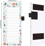 Yafe Magnetic Shopping List Pad 3 Pack Fridge 150 Sheets Flowers Design view 2