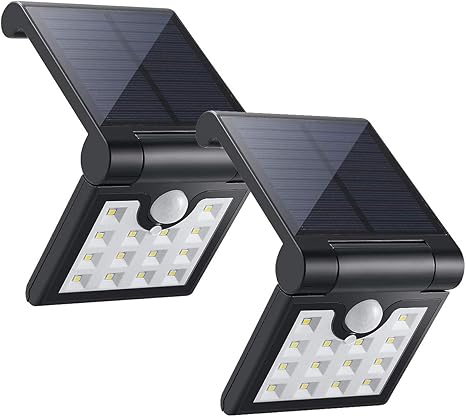 Eceen Solar Light Outdoor Motion Sensor Foldable Garden 14leds