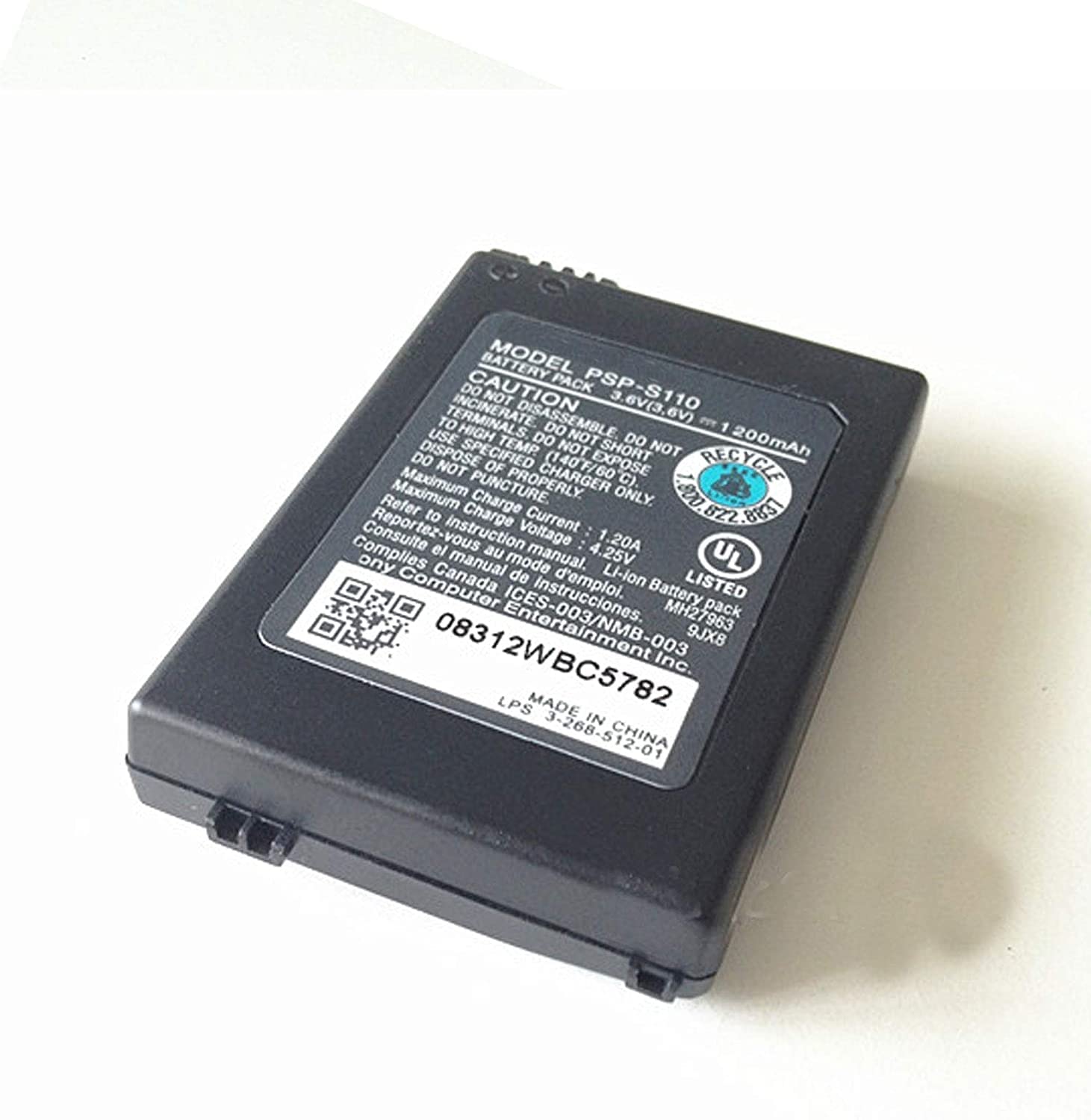 PSP-S110 Battery,Compatible with Sony SP-S110 Battery for PSP 2000/3000 PSPS110 Console PSPS110 Series 1200mAh 3.6V
