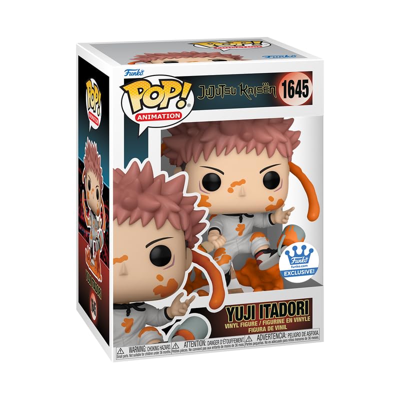 Funko Pop! Animation: Jujutsu Kaisen Yuji Itadori Vinyl Figure, 4.8-inch, Exclusive