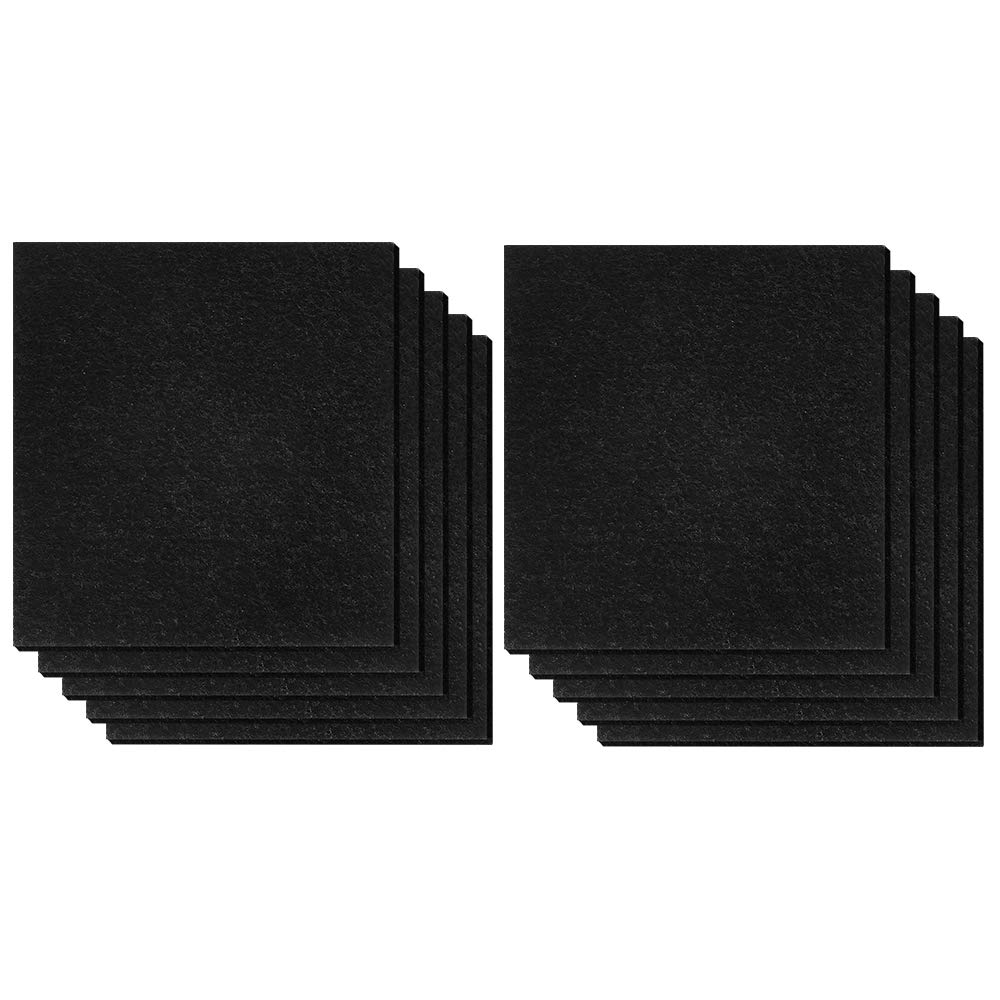 Dadabig Cat Litter Boxes - 10 Pcs with Odor Control Carbon Filters, 16.5cm x 15.3cm for Hooded Litter Tray Pan Odor Control