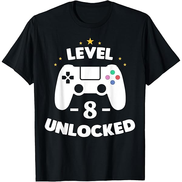 なとり 摩擦 グッズ Game shirt L ブラック Amazon.com: Level 8 Unlocked Gamer Shirt eight Birthday