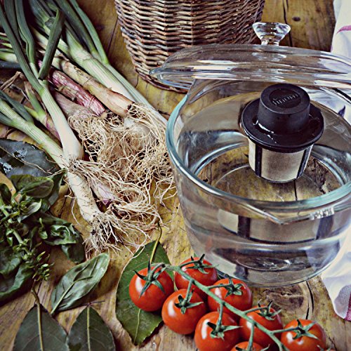 Finum 63/421.40.00 Floating Brewing Basket, Medium, Black