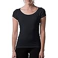 Women's Sweatproof Undershirt | Cotton Scoop Neck | Original Fit | with Sweat Pads