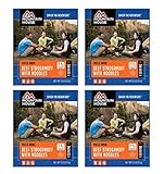 Mountain House Beef Stroganoff with Noodles - Single Serve 4-Pack