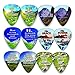 Christian Guitar Picks - Almighty God (12-Pack) - Encouraging Bible Scripture Verse - Psalm 23 - Inspirational Gifts Church Supplies Praise and Worship Guitar Stocking Stuffers