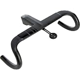 Deda Elementi Alanera RS RHM-Evo Carbon Flared Handlebars, Black, 100mm x 40cm