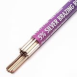 40 Sticks Brazing Rods Bcup-3 5% Silver Solder Phos