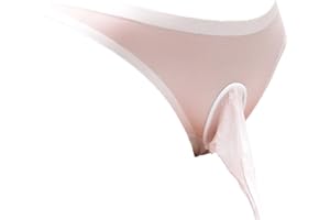 Mona's Choice Stretchy Mens Ice Silk Bikini Briefs with Pouch or Sheath/Mens Panties