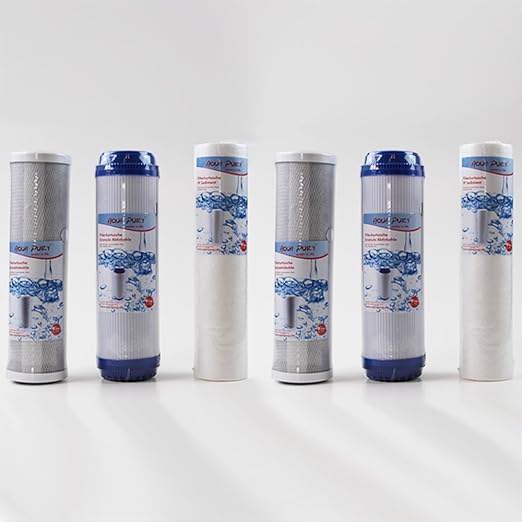 KARTUSCHEN FÜR EIN JAHR AQUA PURY WASSERFILTER AKTIVKOHLEFILTER: Amazon.de: Küche & Haushalt