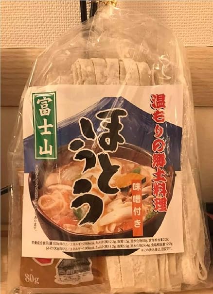 Amazon 関東限定 山梨県限定 保延商会 温もりの郷土料理 富士山ほうとう 味噌付き 半なまめん 巾着袋入り めん480g 160gx3 みそ80g ほうとう 3 食品 飲料 お酒 通販