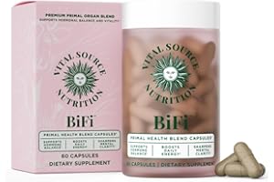 Vital Source Nutrition - BiFi Capsules - Premium Primal Organ Blend - Supports Hormone Health, Energy, Stamina & Clarity - Daily Vitality - Ancestral Supplements for Women - No Artificial Ingredients