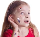 Yangsiw 8 Sheets Spider Friends Temporary Tattoos Party Supplies Favors view 3