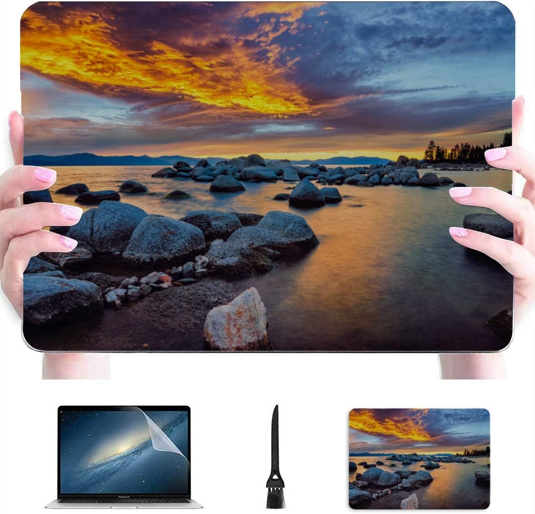 Laptop Shell Zephyr Cove South Lake Tahoe Plastic Hard Shell Compatible Mac Air 13" Pro 13"/16" Mac Book Air Cover Protective Cover for MacBook 2016-2020 Version