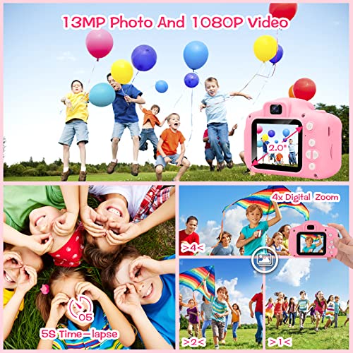Kids Camera, Toddler Camera Children Digital Camera Toys with 13MP