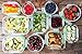 Kinetic Glass Meal Prep Containers, 22 Piece Glass Storage Containers with Airtight Lids, Freezer Containers, Food Prep Glass Containers with Lids, FDA Approved BPA Free & Leak Proof