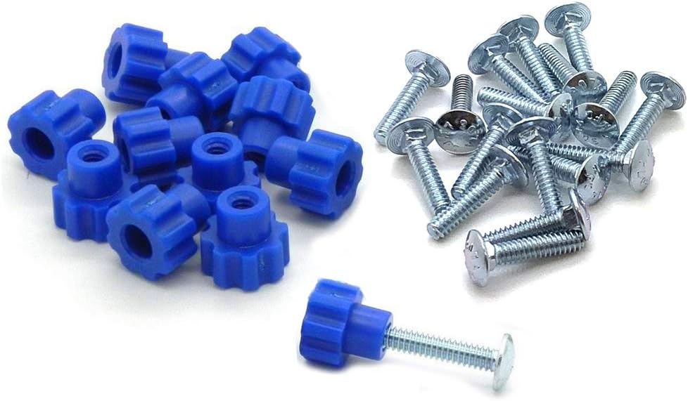 Pet Carrier Fasteners Blue 16 Pack (Short 7/8" Bolts) Amazon.ca Pet