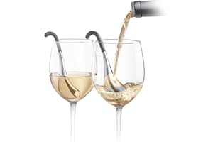 Final Touch Beverage Chilling Wands - Set of 2 | Keep Drinks Cold Without Dilution | Non-Toxic Cooling Gel | Hook-Shaped Stem
