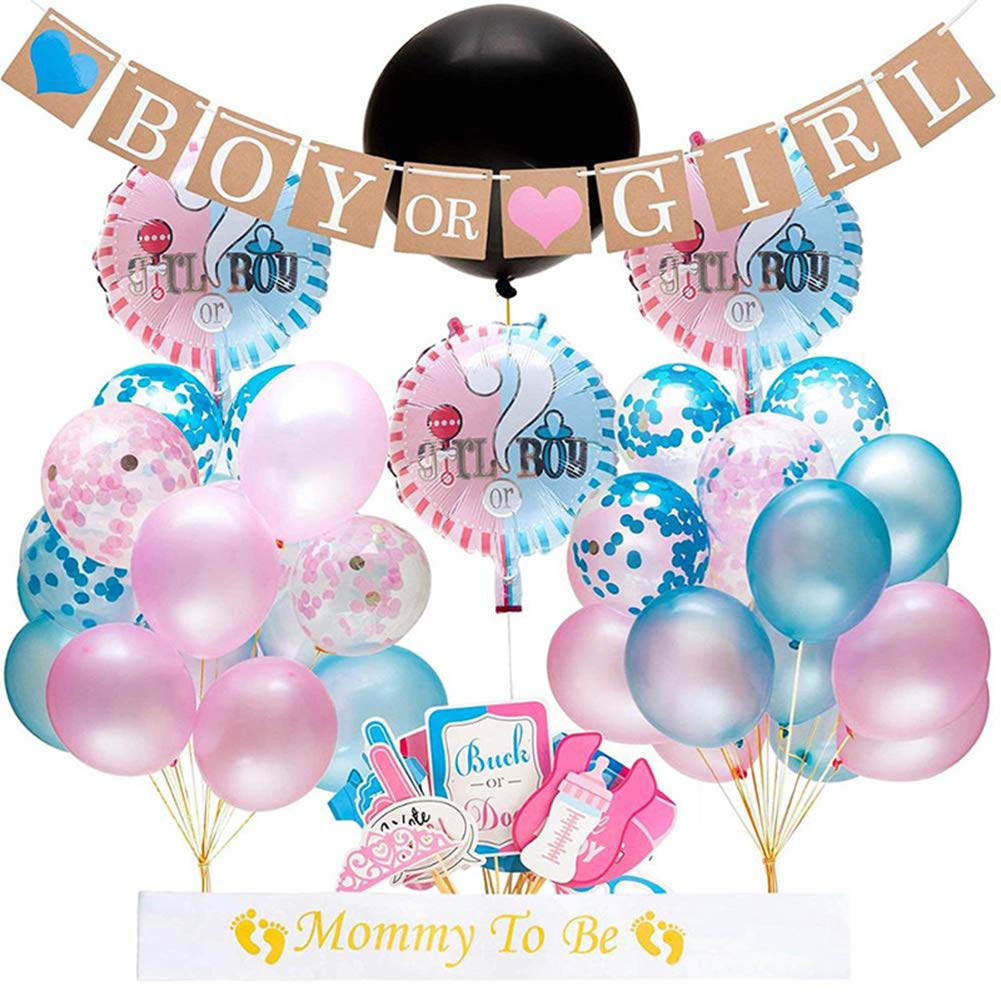 Amazon Com Cieovo Gender Reveal Party Supplies And Baby Shower Boy Amazon Com Cieovo Gender Reveal Party Supplies And Baby Shower Boy