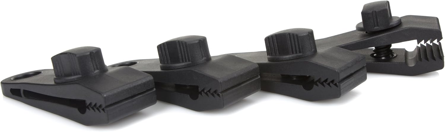 TEKTON 6268 Tarp Clips, 4-Piece - Tarp Clamps - 