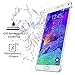 Galaxy Note 4 Screen Protector ,iAnder Samsung Galaxy Note 4 Premium Tempered Glass Screen Protector - 0.26mm Ultra Thin 9H Hardness 2.5D Round Edge