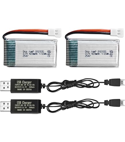 Amazon.com: 3.7V 30C 520mAh Battery for XK K110 110S V977 6CH