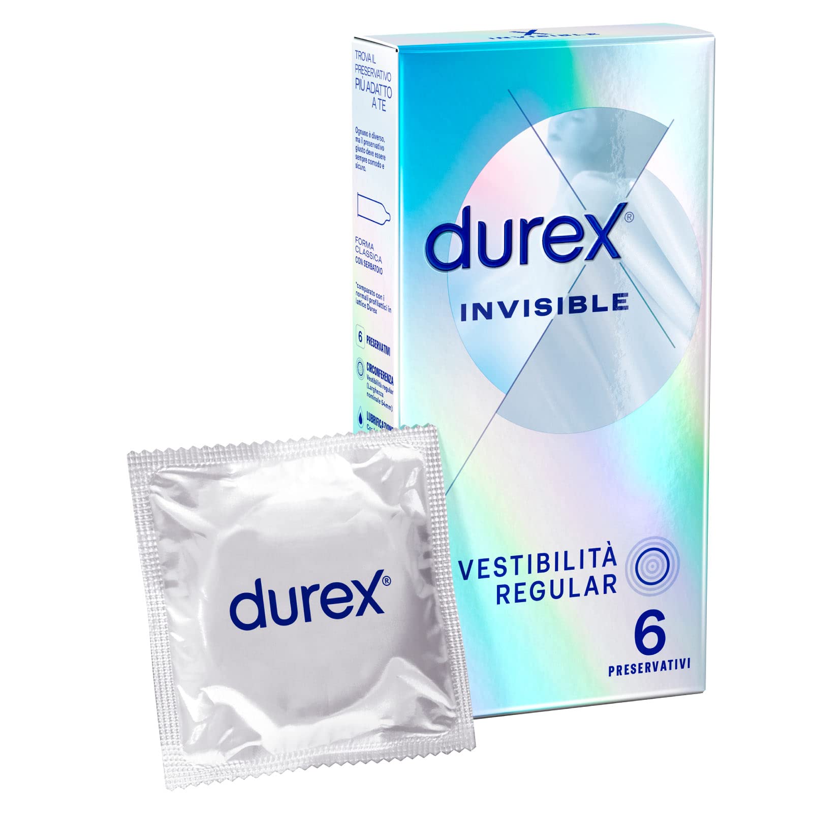 DUREX Invisible Condoms (6 Pieces) Ultra Thin Condoms