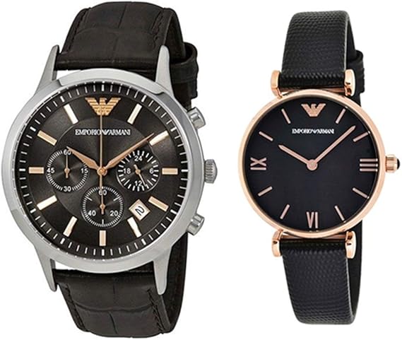 armani pair watches