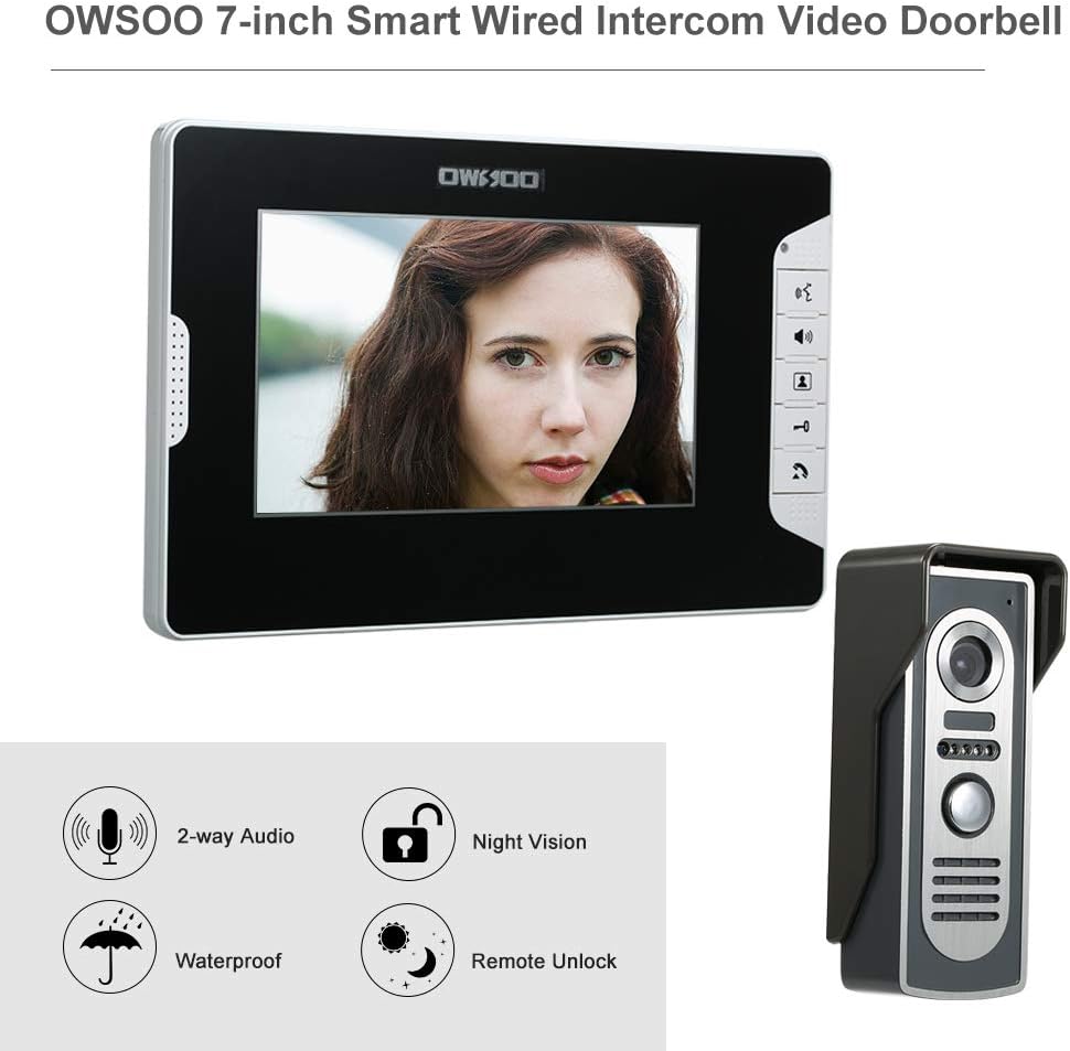 Owsoo Inch Wired Video Doorbell 2025