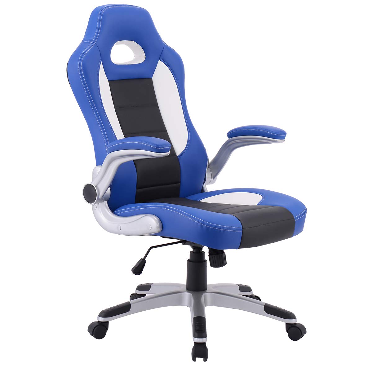 Best Blue Bucket Seat High Back Gaming Chairs