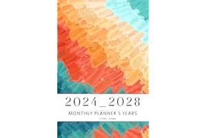 Five Year Planner 2024-2028 Canada: Five-Year Calendar | 60 Months | 5-Year Organizer with Canadian Holidays | Medium Size: 6