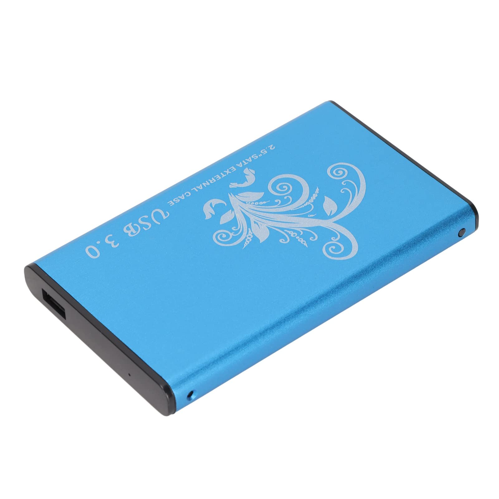 2.5in Hard Drive Enclosure, Plug and Play LED Indicator Hard Drive Enclosure 4TB 2.5in USB3.0 Hot Swap for PC/Desktop/Laptop/TV