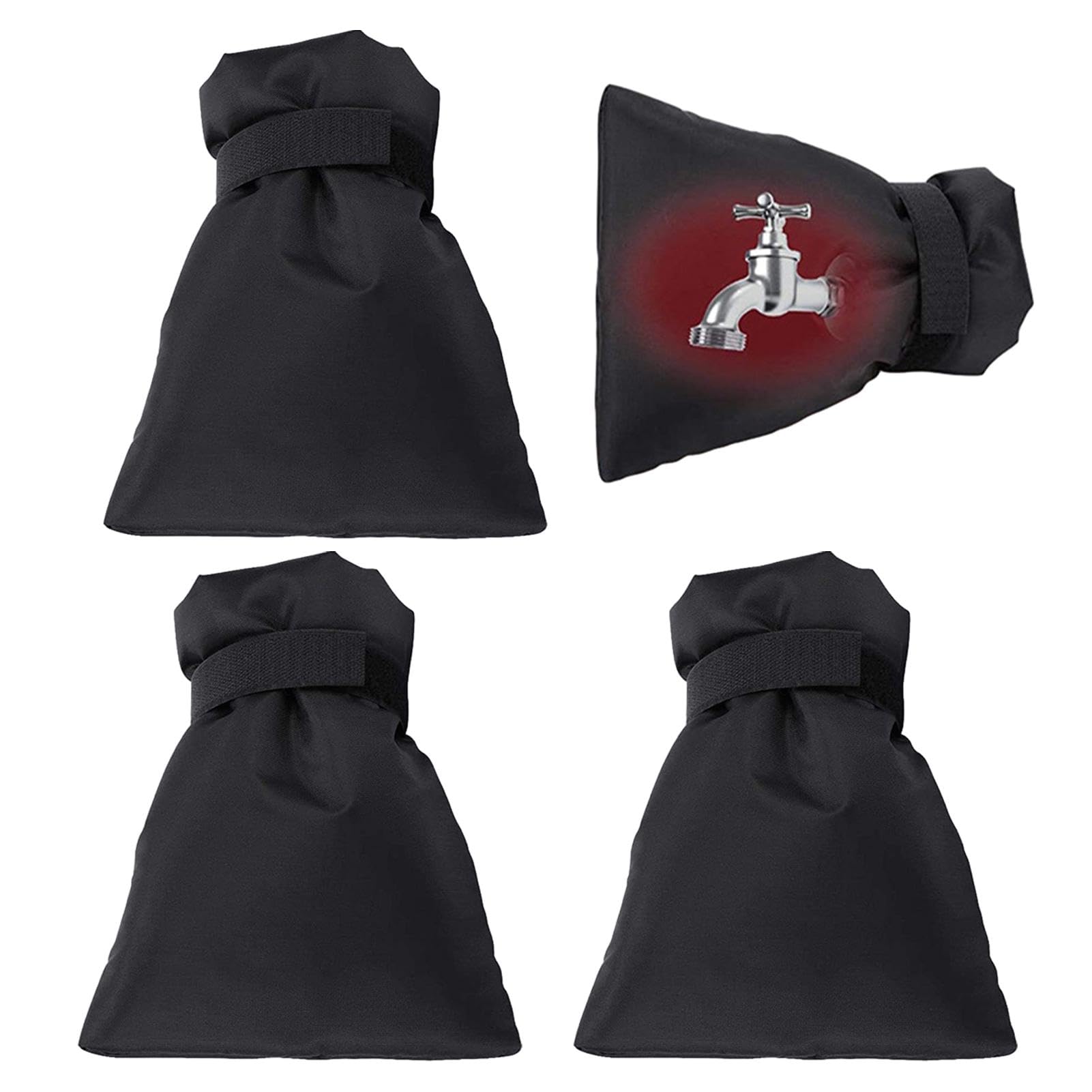 3Pcs Outdoor Tap Protector Covers for Winter, Reusable Waterproof Outside Faucet Cover from Freezing Bursting, Protector Warm Outdoor Faucet Covers