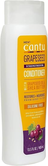 Cantu Grapeseed Strengthening Conditioner 400ml for Damaged Hair view 4