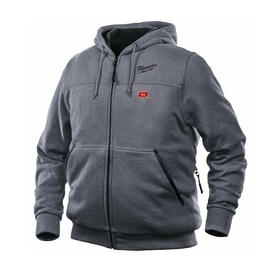 Milwaukee Grey M12 HHGREY3-0 XL Heated Sweatshirt 4933464355 No Battery or Charger