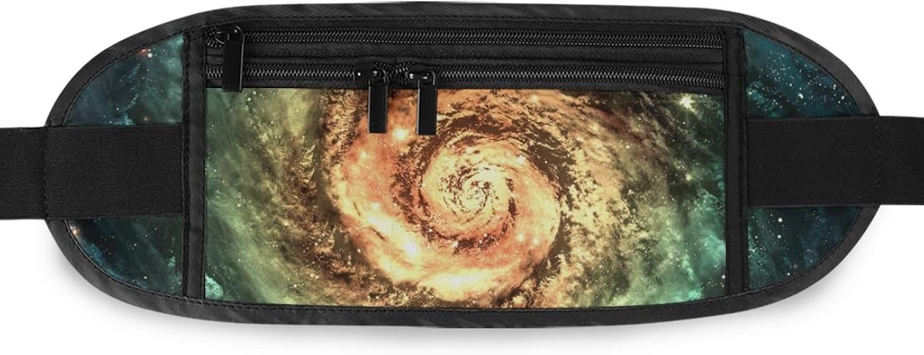 Amazon Co Jp マキク Makiku セキュリティポーチ 宇宙柄 星柄 星空 ランニングポーチ ウエストバッグ 薄型 軽量 パスポートケース 旅行便利グッズ メンズ レディース兼用 シューズ バッグ