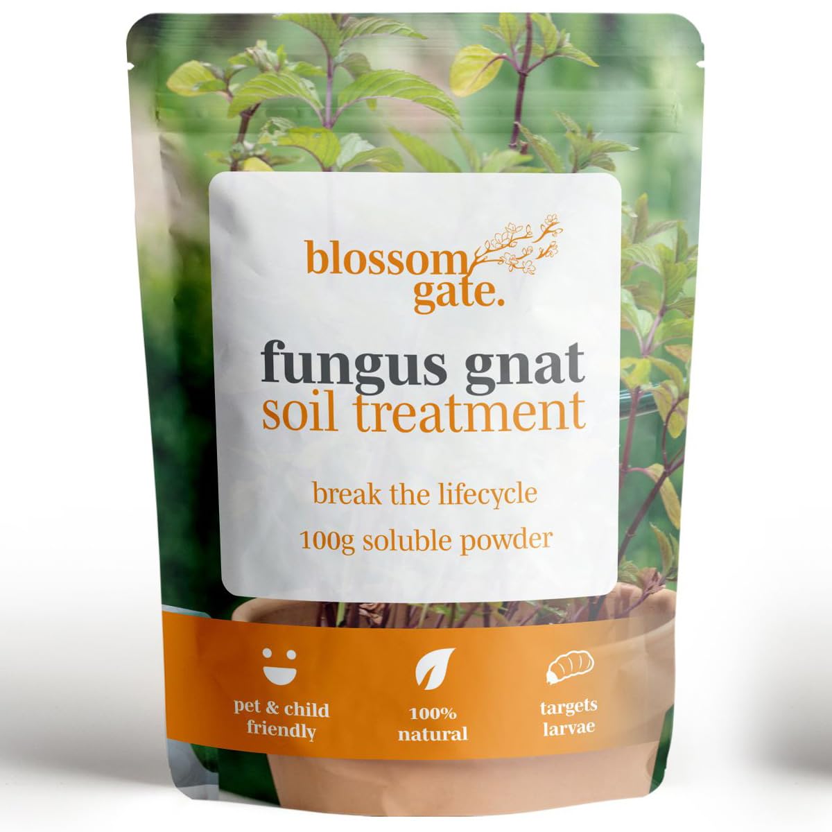 Anti-Fungus Gnat Soil Treatment – Multi-Pest Control for Gnats, Black Flies, and Mosquito Larvae