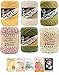 Lily Sugar n' Cream Variety Assortment 6 Pack Bundle 100% Cotton Medium 4 Worsted with 5 Patterns (Multi 7)