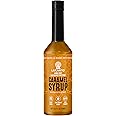 Lakanto Simple Flavoring Syrup - Monk Fruit Sweetener with Allulose, Perfect for Coffee, Tea, Cocktails, Snow Cones, Sodas, Other Drinks, Keto, Vegan (Caramel - 25.4 fl oz)