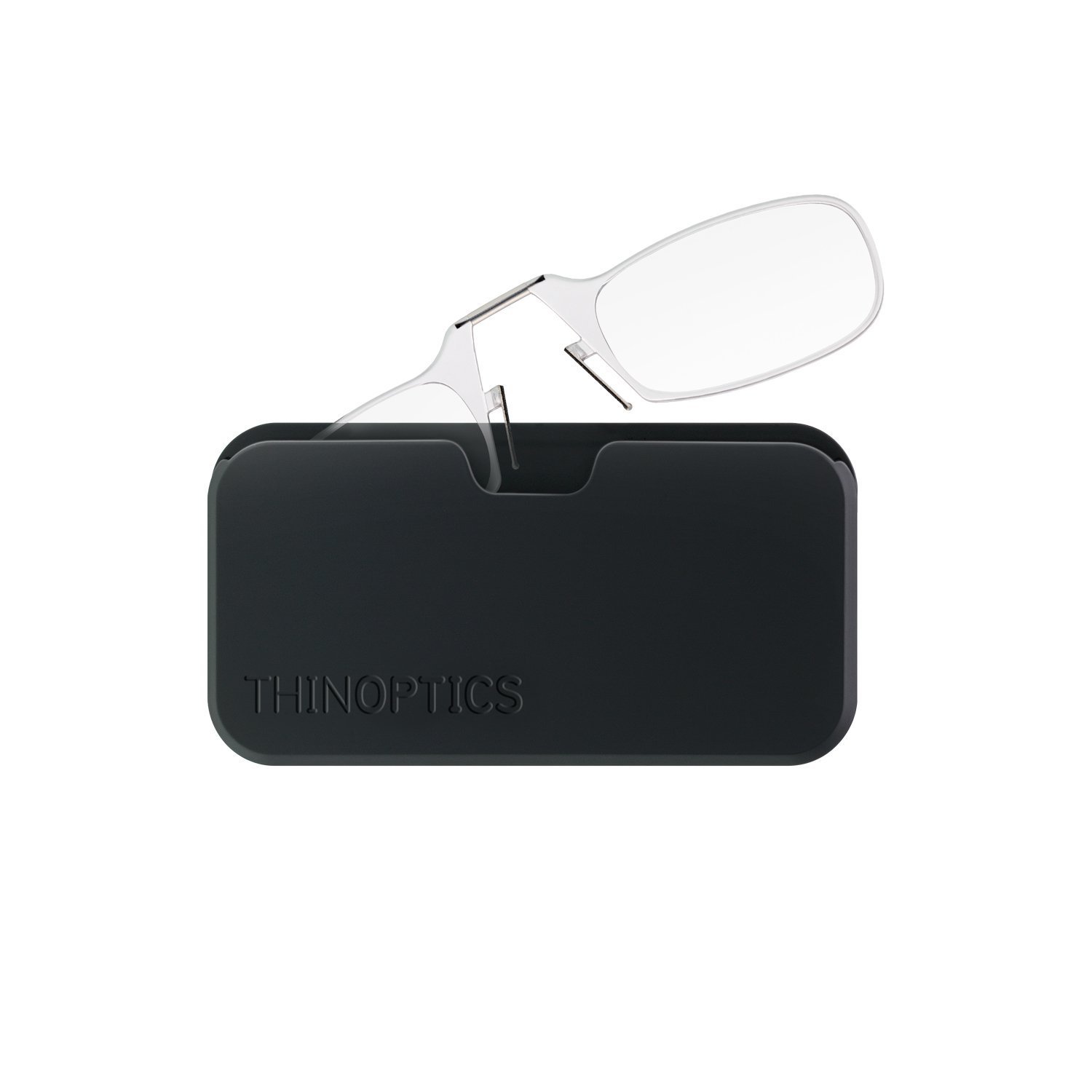 ThinOptics Reading Glasses 2.50 Clear Frames With Universal Compact