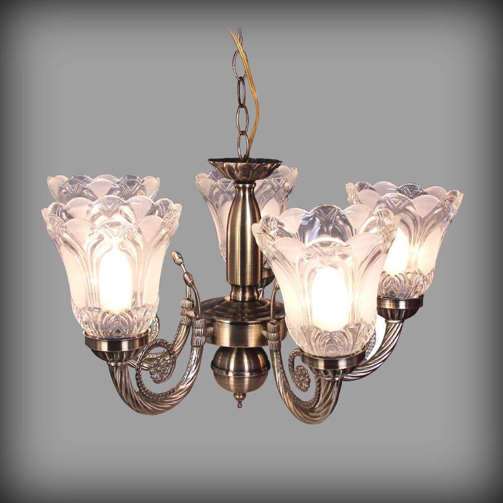 r diant antique 5 lamp design home decor light lamp fixture ch andelier with led bulbs 5 watt clear