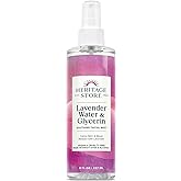 Heritage Store Lavender Flower Water & Glycerine Benefits Skin, Hair & More Aromatherapy Mist Spray 8 oz