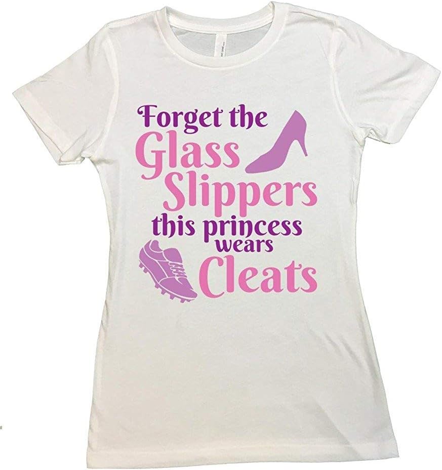Cute Kids Bodysuit or Toddler Option Cleats Not Glass Slippers Funny Royaltee Shirts