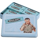 Black Jack (Blackjack) Gum Vintage Collectors Tin with 10 packs of BlackJack Gum
