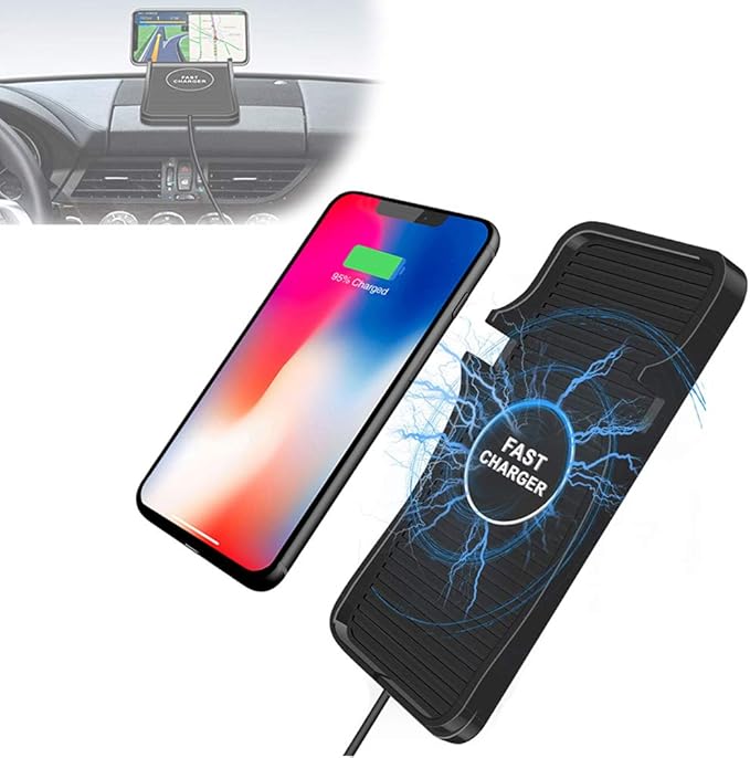 Amazon Co Jp 車載qi ワイヤレス充電器 車載ホルダー スマホホルダー 10w 滑り止めデザイン 車と家庭用に2in1 Iphone Samsung Sony Lg Huaweiなど全機種対応 家電 カメラ