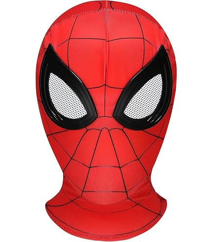 Masques En Tissu Lavables Avengers/Spiderman - Avec Poche Pour Filtre - Taille Adulte - Neuf Sous Emballage