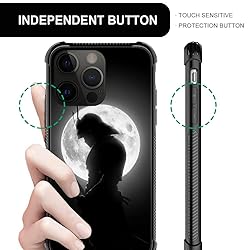 TnXee Compatible with iPhone 14 Case,Moon Samurai